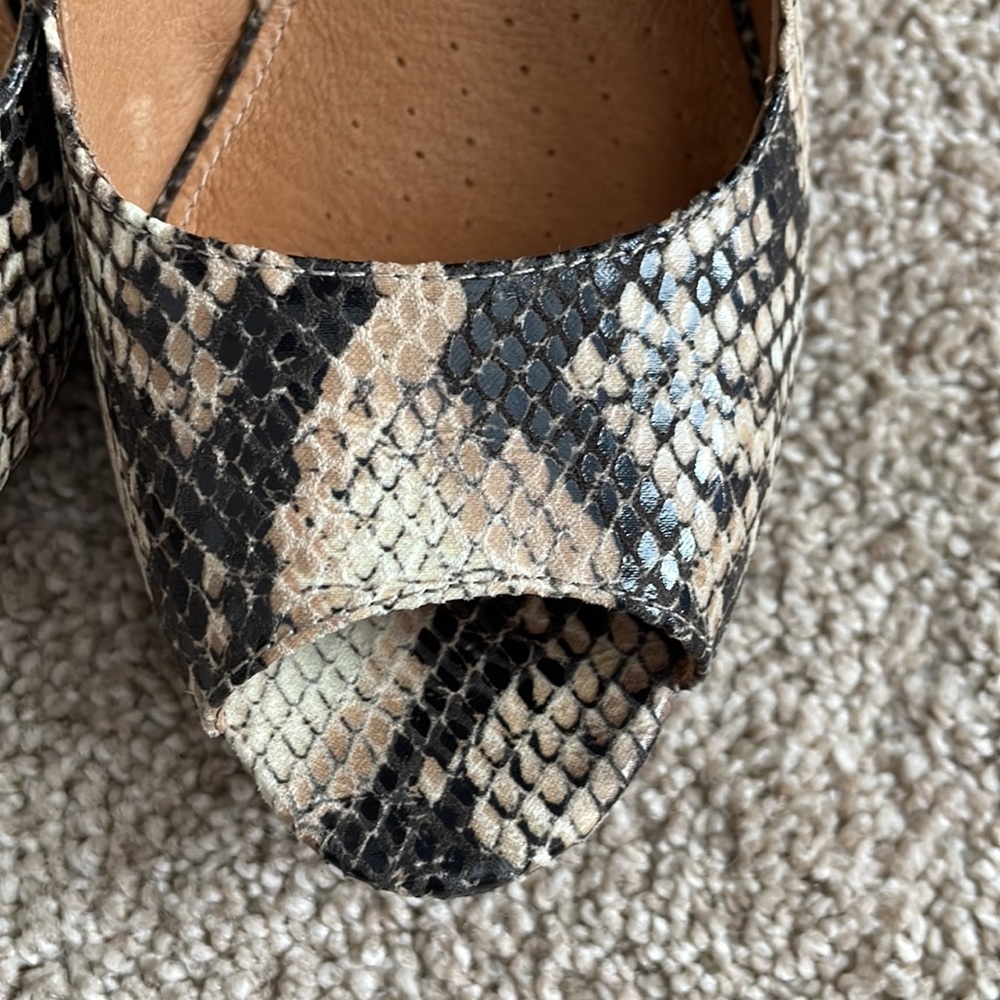 Like New Clarks Cynthia Fest Snake (Python) Print… - image 3